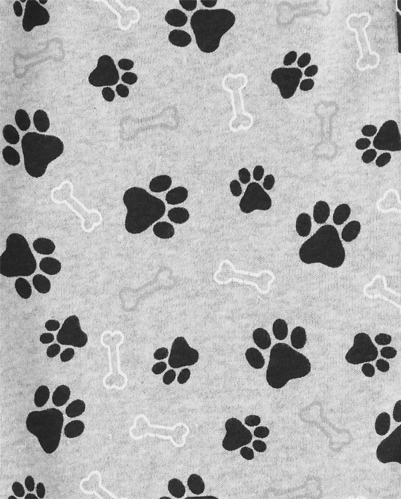 Girls Pug Snug Fit Cotton Pajamas