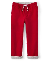 Boys Corduroy Pull On Pants - Holiday Express