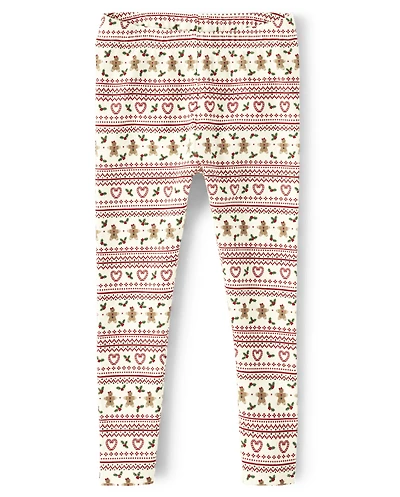 Leggings en jacquard Gingerbread pour fille - House