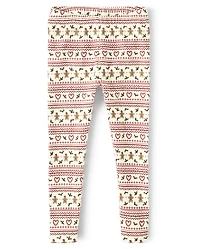 Leggings en jacquard Gingerbread pour fille - House
