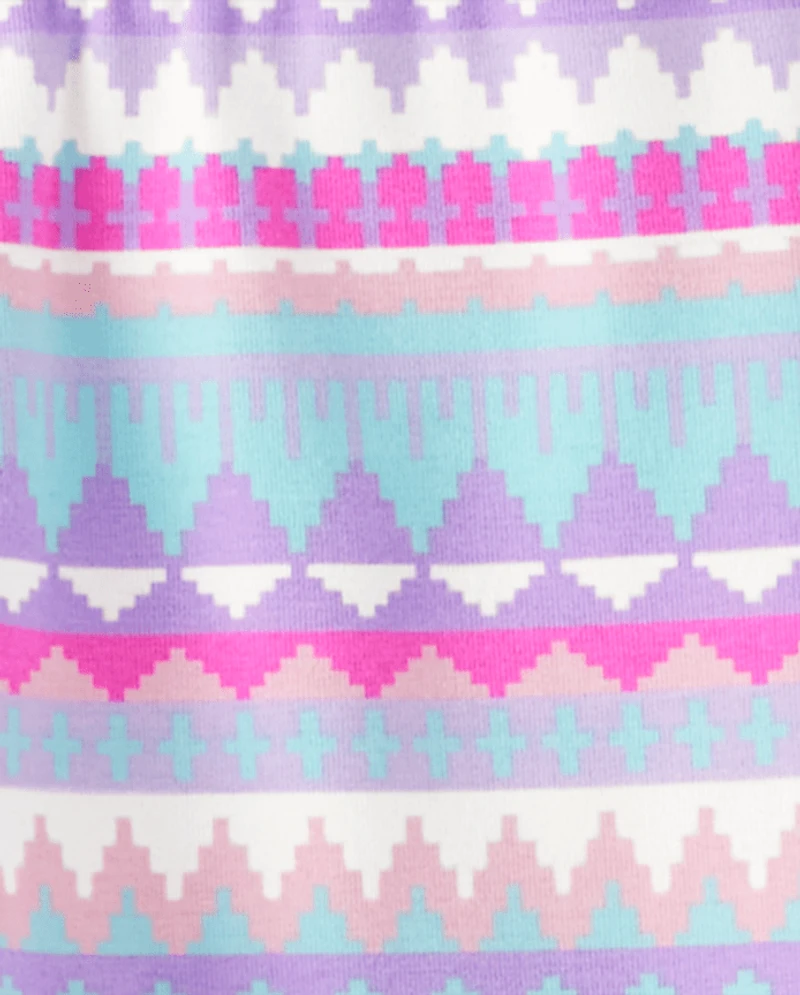 Leggings géométriques pour fille - Princesse licorne