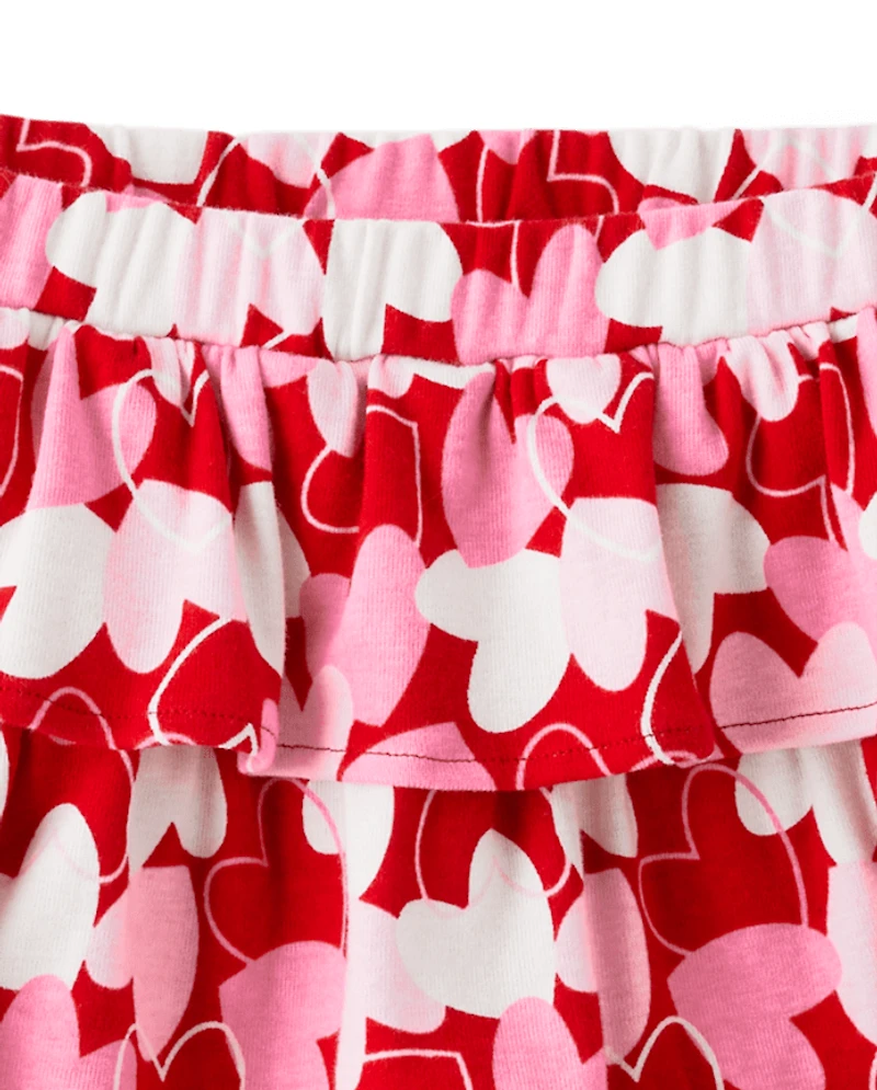Jupe-short Fille Coeur - Valentine Cutie