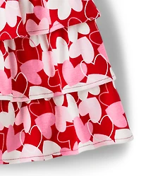 Girls Heart Skort - Valentine Cutie