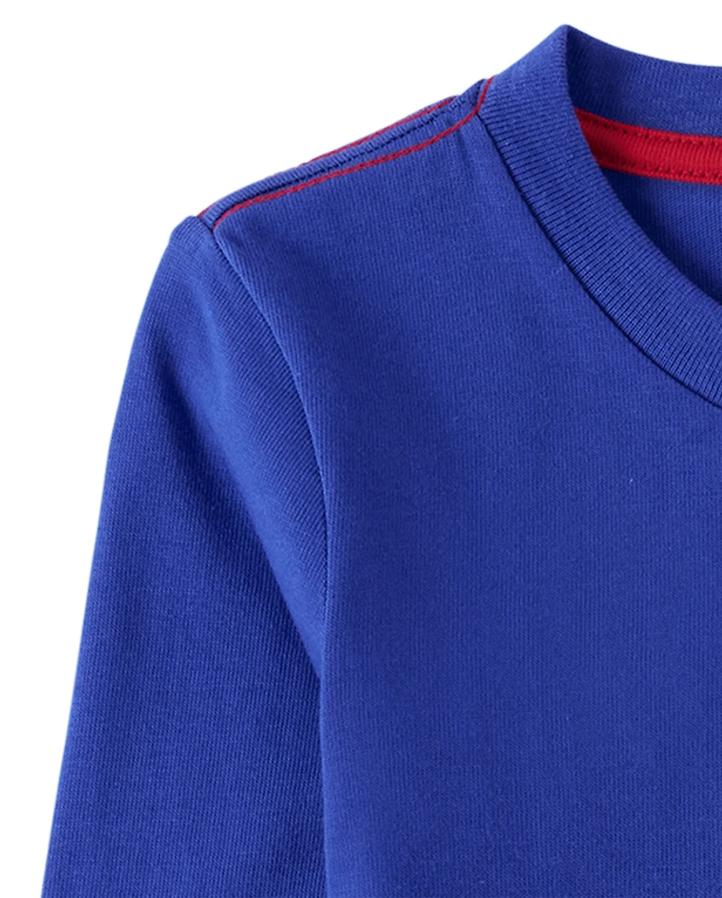 Boys Embroidered Lemur Top - London Calling