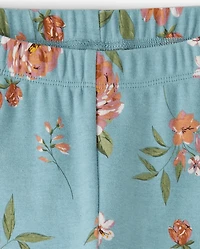 Leggings fleuris pour fille - Little Rocky Mountain