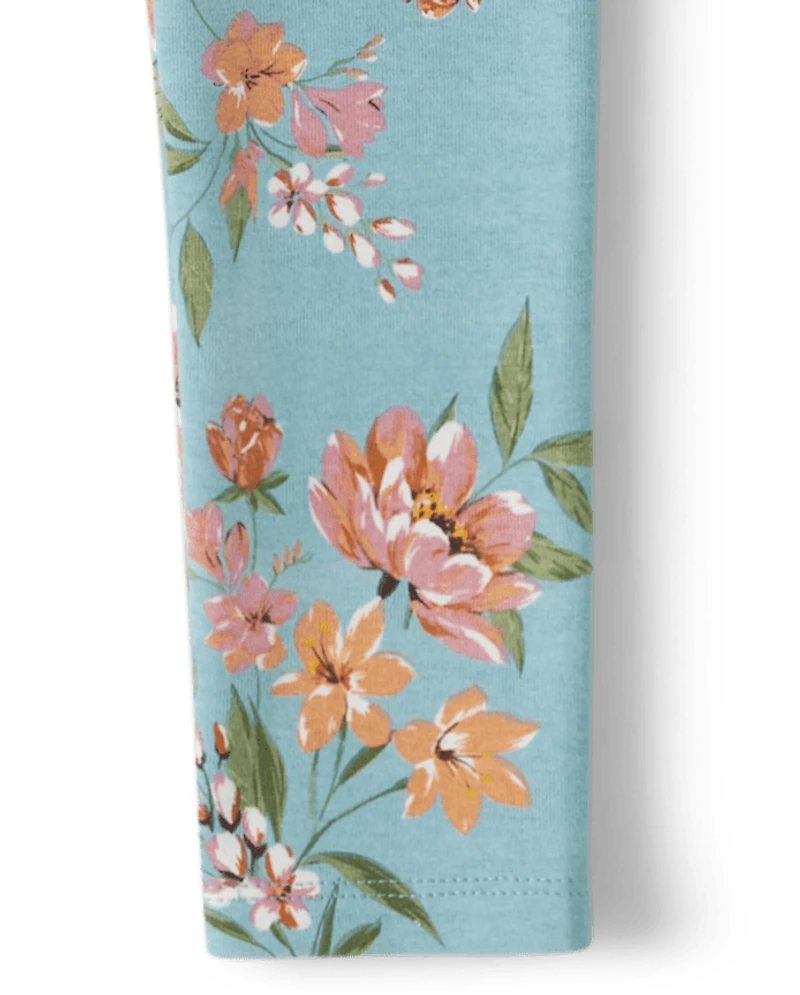 Leggings fleuris pour fille - Little Rocky Mountain