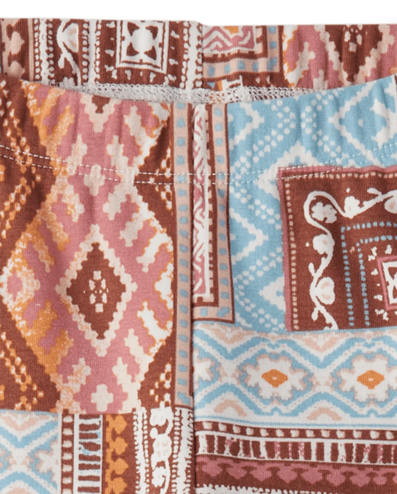 Leggings patchwork pour fille - Little Rocky Mountain