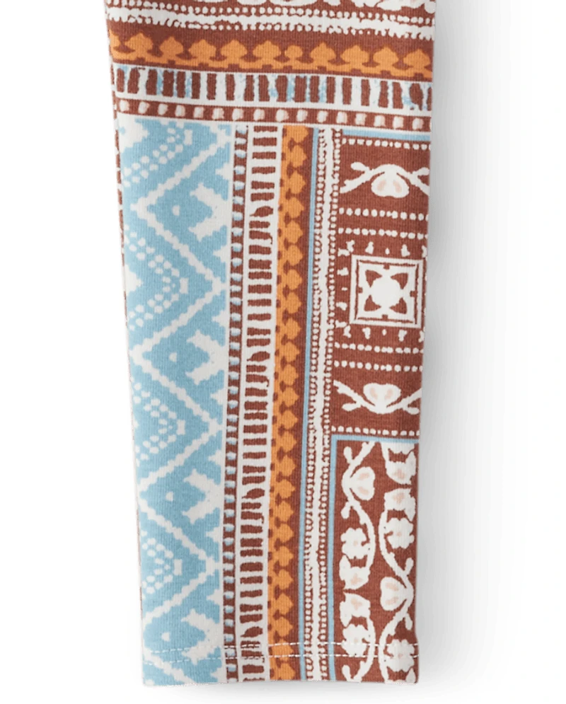 Leggings patchwork pour fille - Little Rocky Mountain
