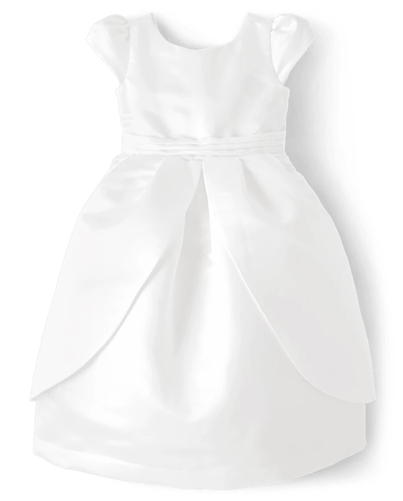 Girls Satin Dress - Special Occasions
