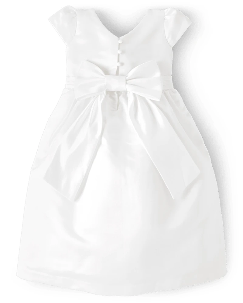 Girls Satin Dress - Special Occasions