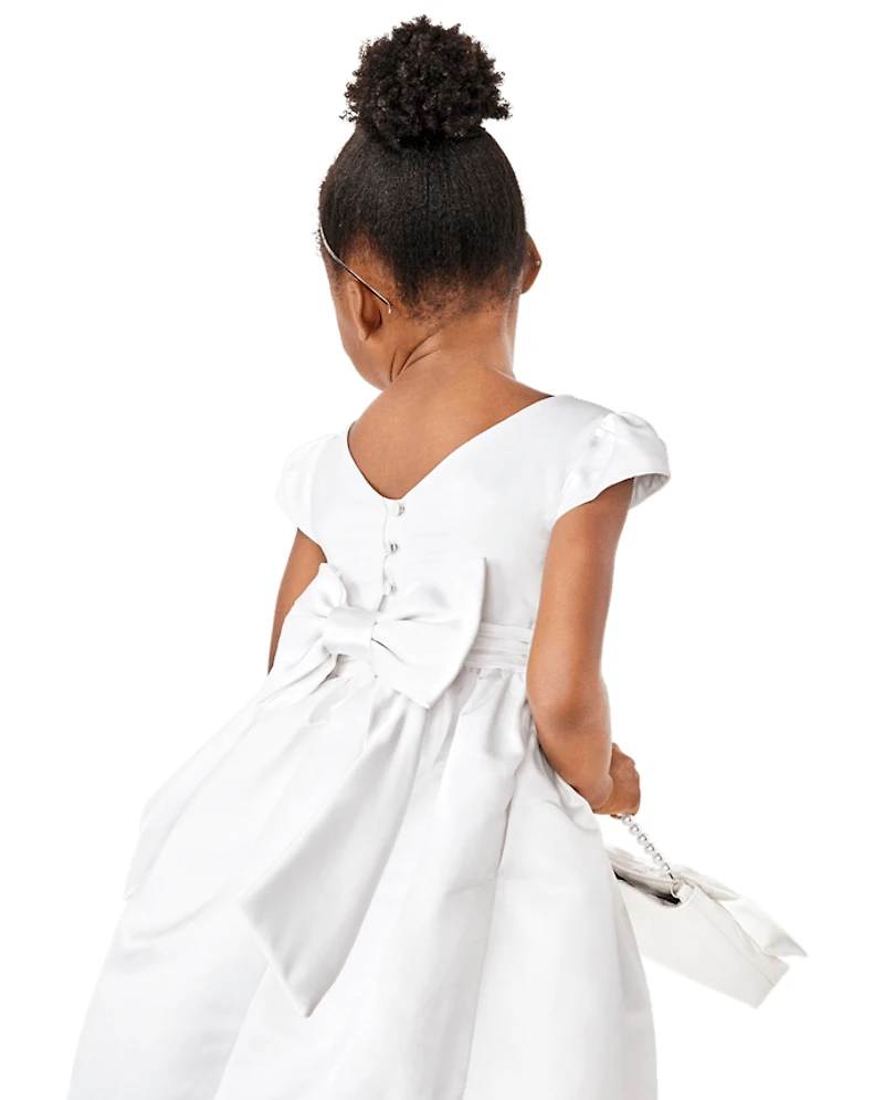 Girls Satin Dress - Special Occasions