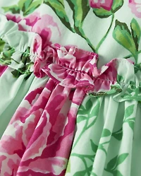 Robe fleurie assortie pour filles - L'heure du thé