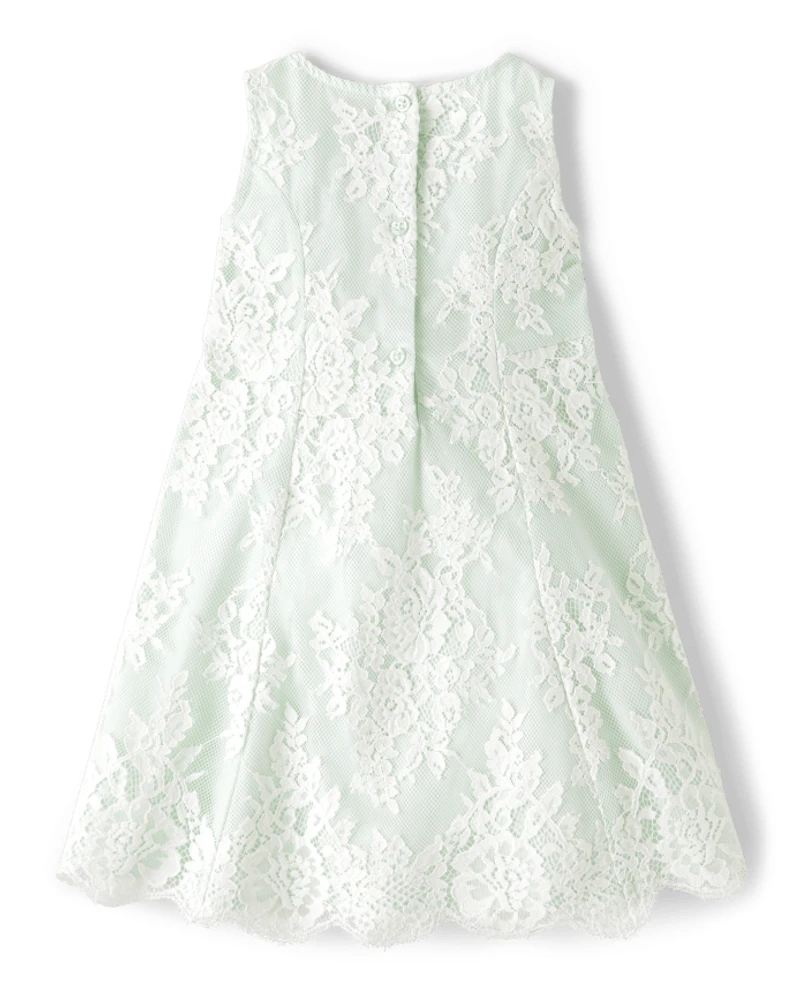 Robe en dentelle pour fille