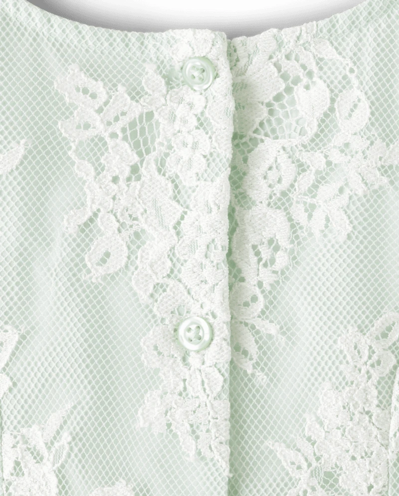 Robe en dentelle pour fille