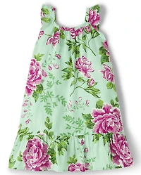 Cache-maillot fleuri à volants pour filles - Splish-Splash