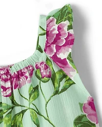 Cache-maillot fleuri à volants pour filles - Splish-Splash