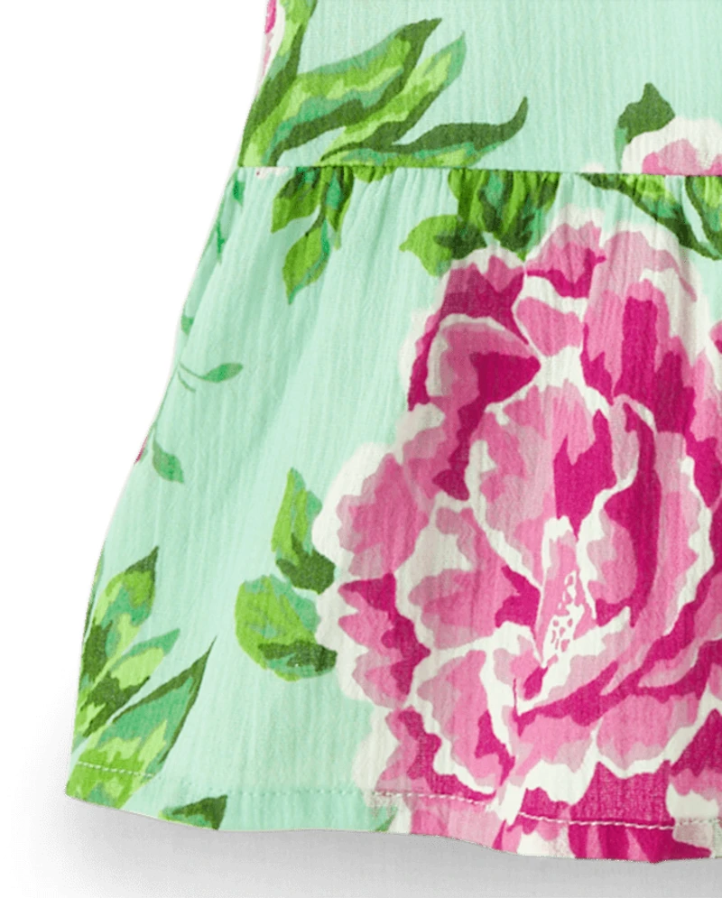 Cache-maillot fleuri à volants pour filles - Splish-Splash