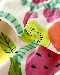 Robe à volants pour fille - Motif fruits festifs