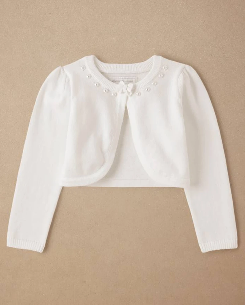 Gilet en fausses perles pour filles - Occasions spéciales