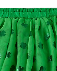 Tutu Fille Shamrock Jupe - Petit Leprechaun