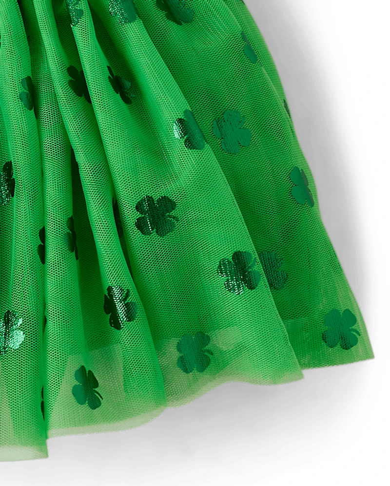 Tutu Fille Shamrock Jupe - Petit Leprechaun