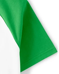 T-shirt brodé pour garçon, motif petit lutin, la Saint-Patrick