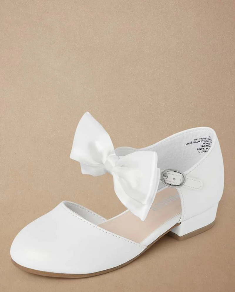 Girls Bow Ballet Flats - Special Occasions