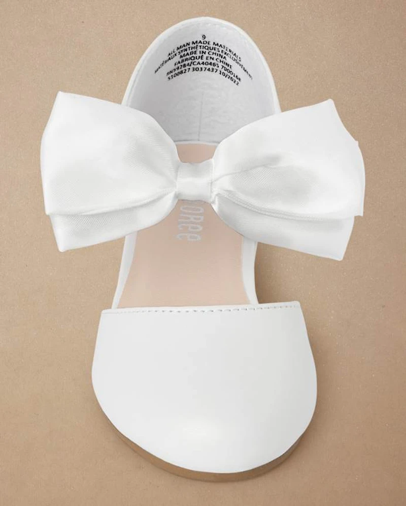 Girls Bow Ballet Flats - Special Occasions
