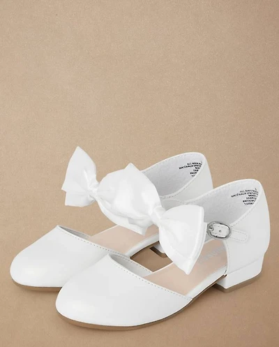 Girls Bow Ballet Flats - Special Occasions