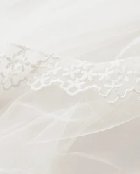Girls Floral Lace Veil - Special Occasions