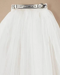 Girls Floral Lace Veil - Special Occasions