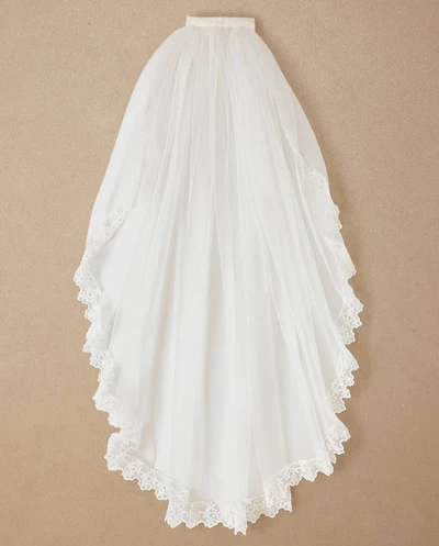 Voile en dentelle florale pour filles - Occasions spéciales