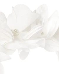 Girls Floral Pearl Headband - Special Occasions