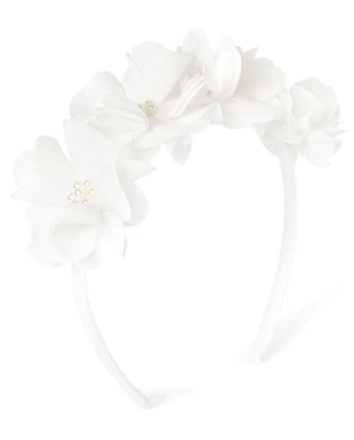 Girls Floral Pearl Headband - Special Occasions