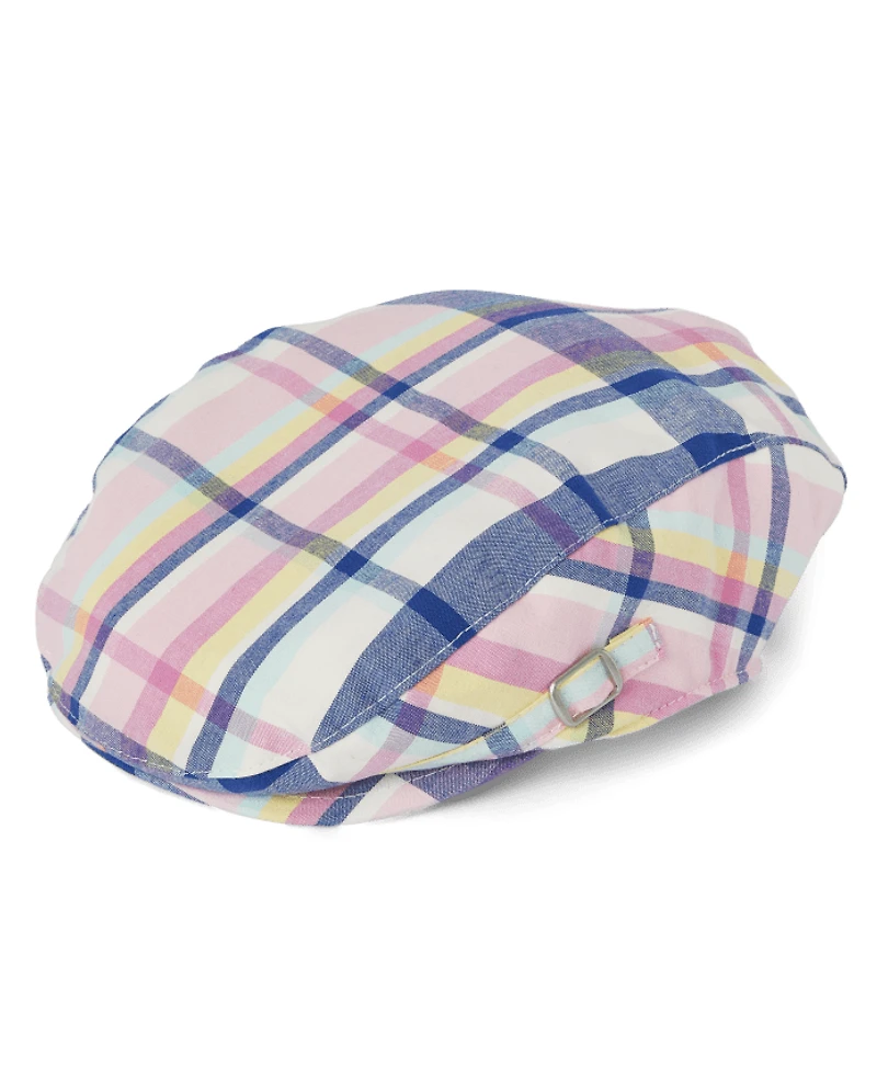 Casquette Gavroche à carreaux pour garçon - Célébrations du printemps