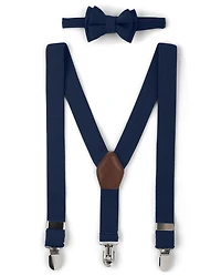 Boys Bow Tie And Suspenders Set - Special Occasions