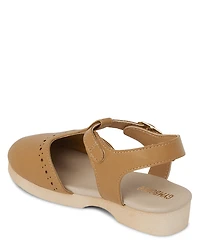 Girls Perforated Clogs