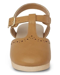 Girls Perforated Clogs