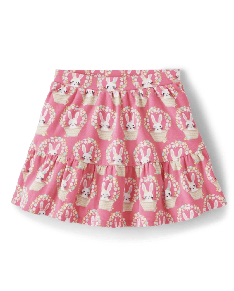Jupe-short péplum lapin pour filles - Fêtes du printemps