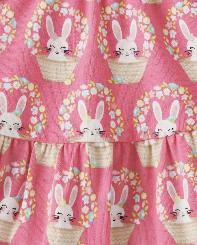 Jupe-short péplum lapin pour filles - Fêtes du printemps