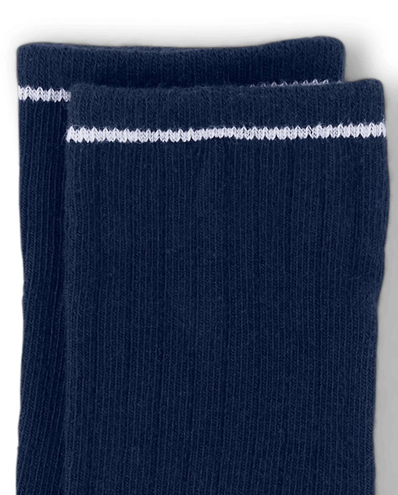 Boys Striped Crew Socks - Special Occasions