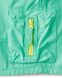 Short cargo garçon à enfiler - Paradis tropical