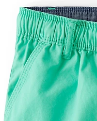 Short cargo garçon à enfiler - Paradis tropical