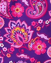 Maillot de bain une pièce à volants fille motif cachemire - Splish-Splash