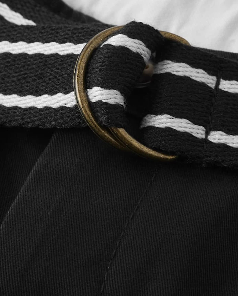 Boys Wrinkle Resistant Belted Chino Pants