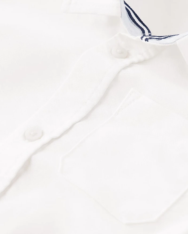 Boys Wrinkle Resistant Button Down Shirt - Uniform