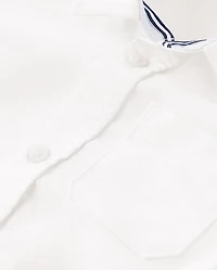 Boys Wrinkle Resistant Button Down Shirt - Uniform