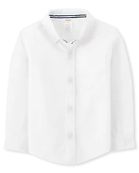 Boys Wrinkle Resistant Button Down Shirt - Uniform