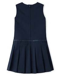 Girls Pleated Jumper With Wrinkle Resistance - Uniform