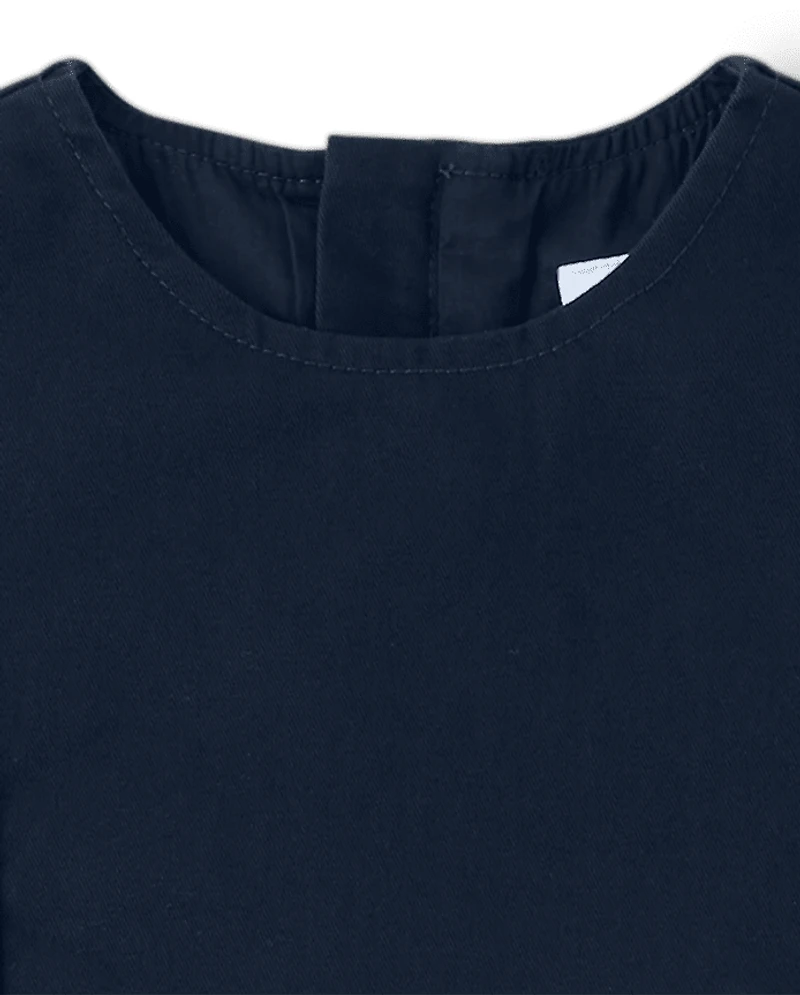 Girls Wrinkle-Resistant Pleated Jumper - Uniform